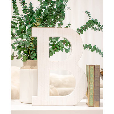 Text & Numbers Letter Block