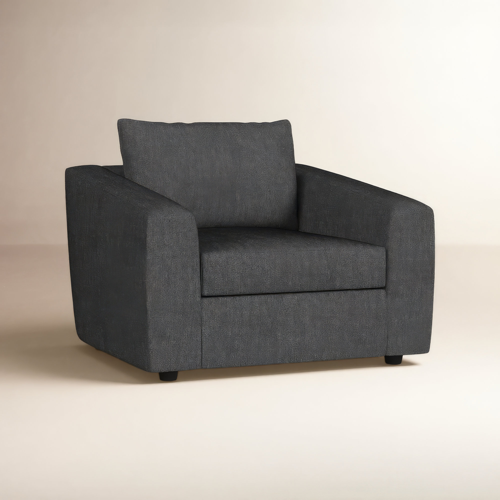 Knox Charisma Chair, Gray Polyester