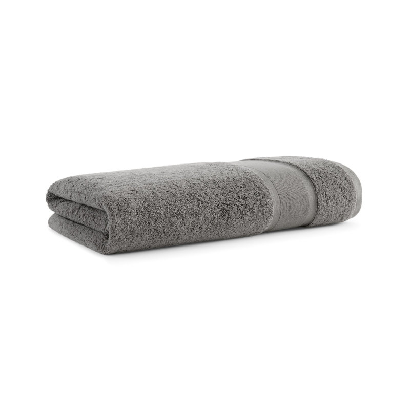 Drap de bain turc en coton égéen 600 g / m² Aston & Arden, Gris foncé