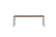 Joel 6 - Person Metal Patio Dining Set with Rectangular Table