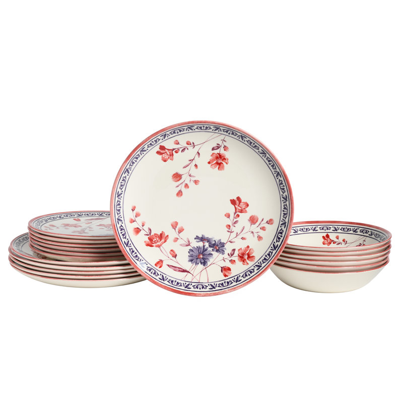 Cottage Piece Dinnerware Set - Service for 6