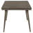 Perkins Dark Brown Rectangular Wood Dining Table