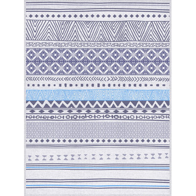 Kristie Tribal Rojo Purple/Blue Indoor/Outdoor Rug