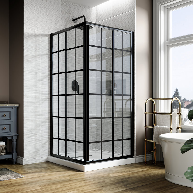 Cabine de douche carrée encadrée l 36 "x P 36" x H 72 "