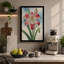Amaryllis in Bloom Botanical - Wrapped Canvas-1876327520-1876327531