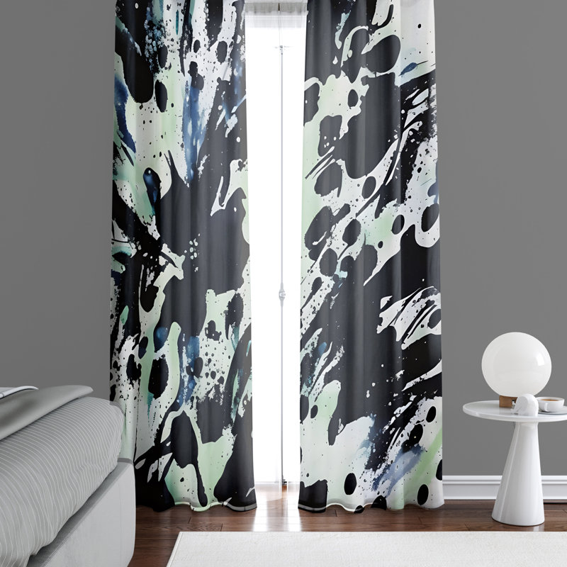 Rideau en polyester Danyael, L 20 po x L 52 po