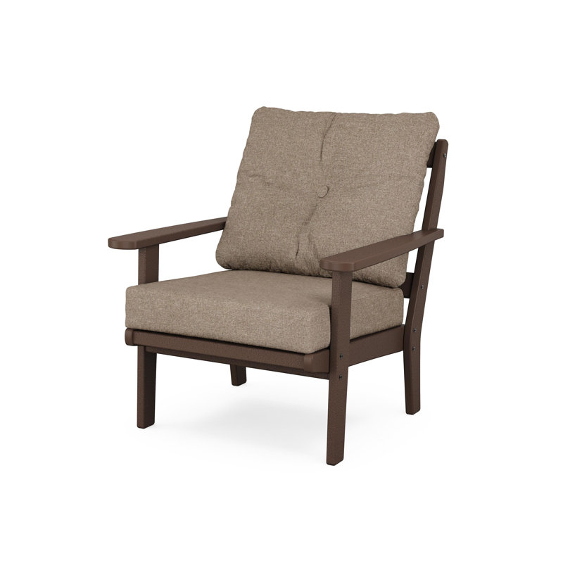 Lakeside Cape Cod Deep Seating Chair, Spiced Brown Revolution®, Vintage Lantern