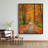 Autumn Trail - Contemporary Trees Framed Canvas Home Decor