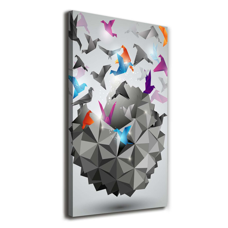 Paper Freedom - Wrapped Canvas Print