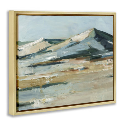 «Desert Mountain Dunes», art mural encadré sur toile flottante par Ethan Harper