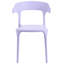 Set of 4 Garden Chairs GUBBIO Violet