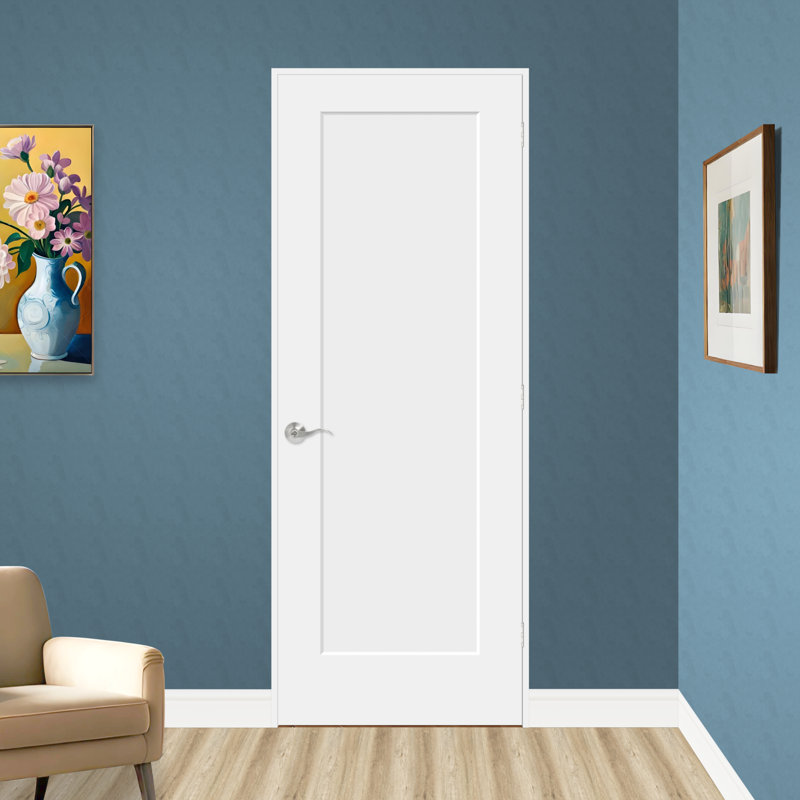Dalle de porte intérieure en bois pré-percé 80 po, Oui, 30 po x 80 po
