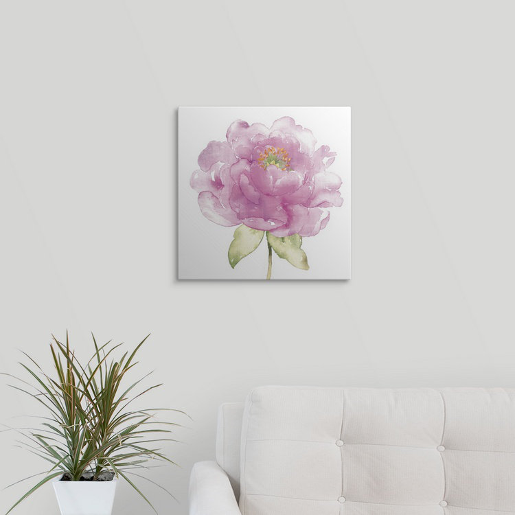 « ii », reproduction d’art Water Flower, H 35 po x l 35 po x P 1,5 po, Toile
