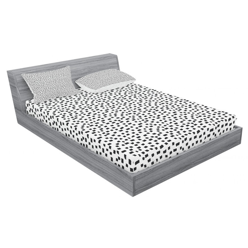Microfiber Sheet Set, Queen Sheet Set with Fitted Sheet