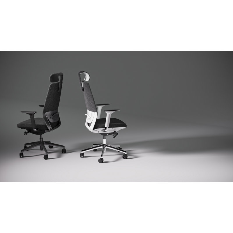 Coda Swivel Task Chair, Black