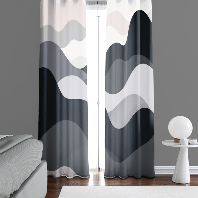 Clarksville Semi Sheer Curtain Pair, 20" W x 82" L