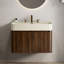 Meuble-lavabo mural flottant 30 po