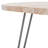 Solid Wood Top Metal Base Dining Table-840772853
