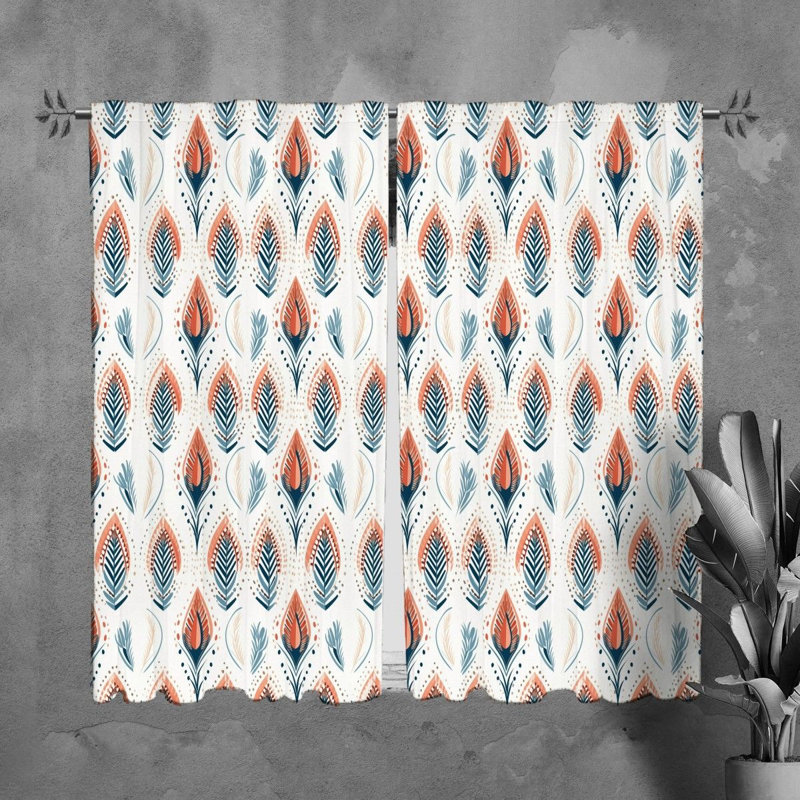 Treonna Room Darkening Curtain Pair, 20" W x 61" L
