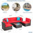 7 Piece Sectional Seating Group With Cushions-748080664