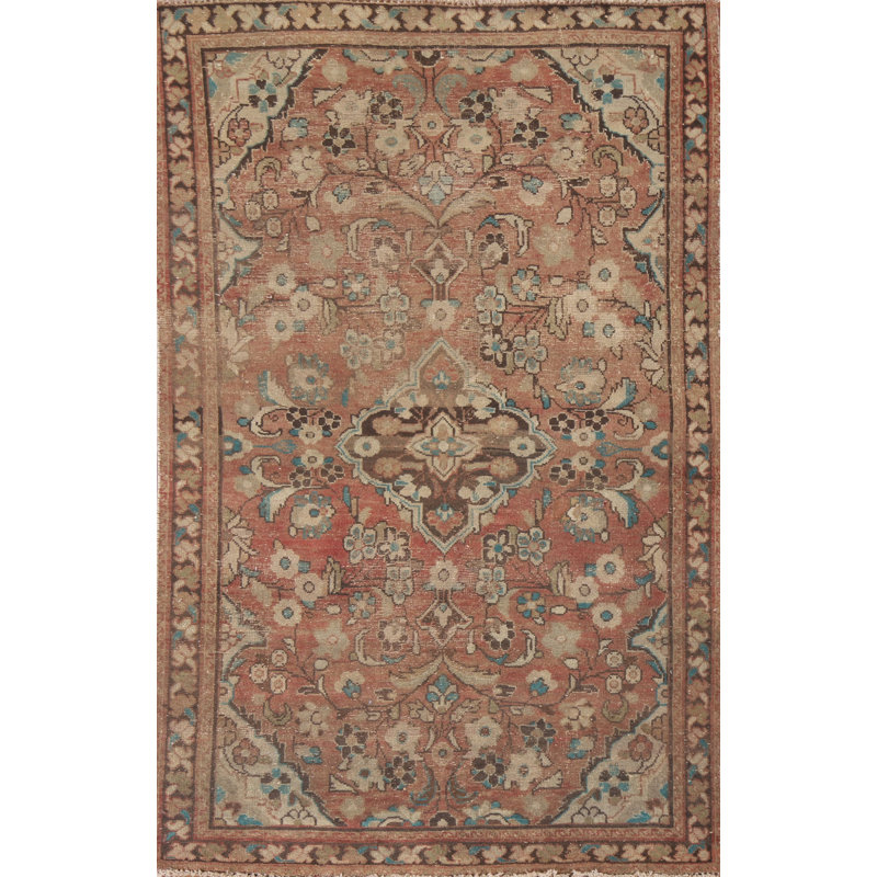 Tapis traditionnel floral 4 x 7
