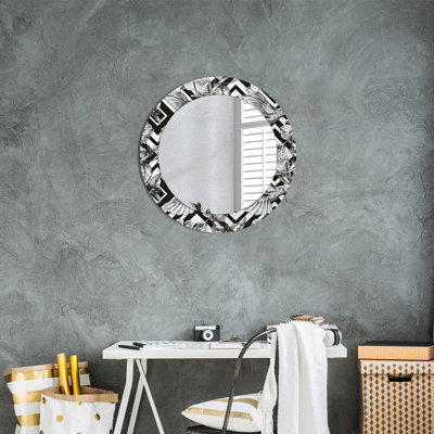 Huldar Glass Flat Wall Mirror