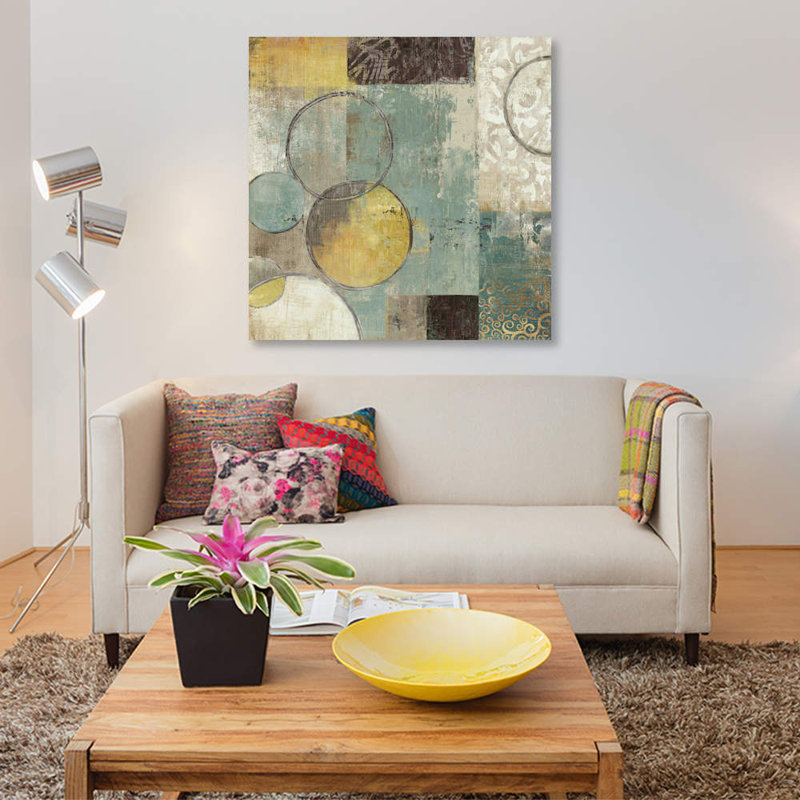 « tranquillité d’esprit i », impression sur toile, H 12 po x l 12 po x P 0,75 po, Toile tendue, Pas de tapis