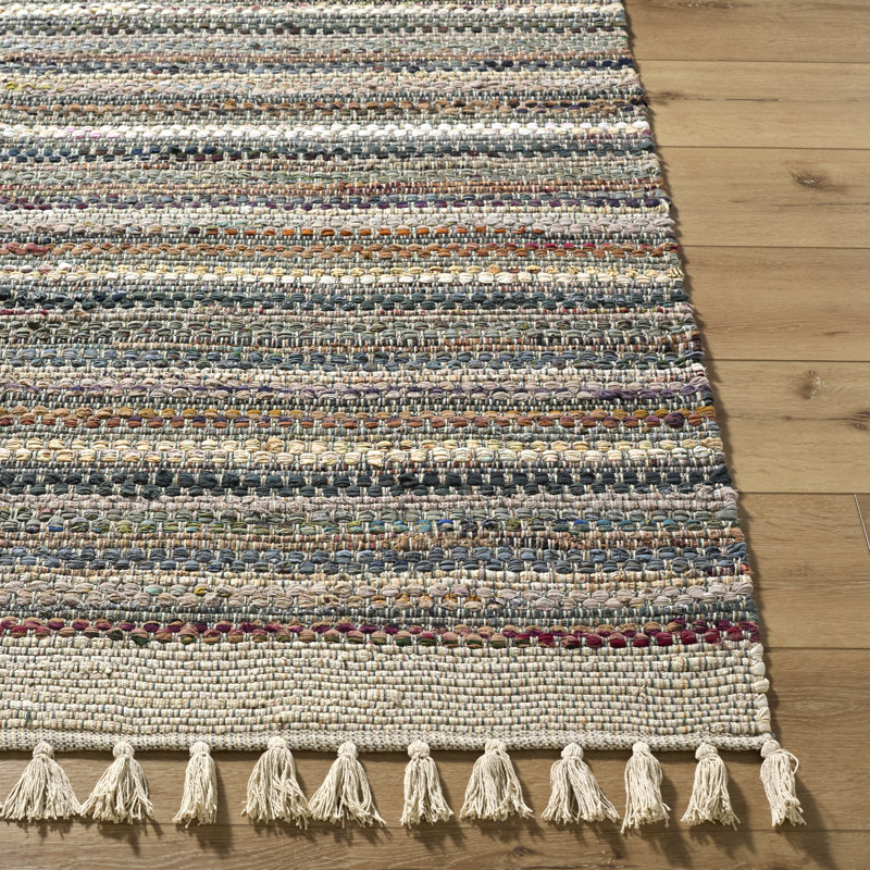 Tapis tissé à la main Everetta Global, Rectangulaire 2 pi x 3 pi