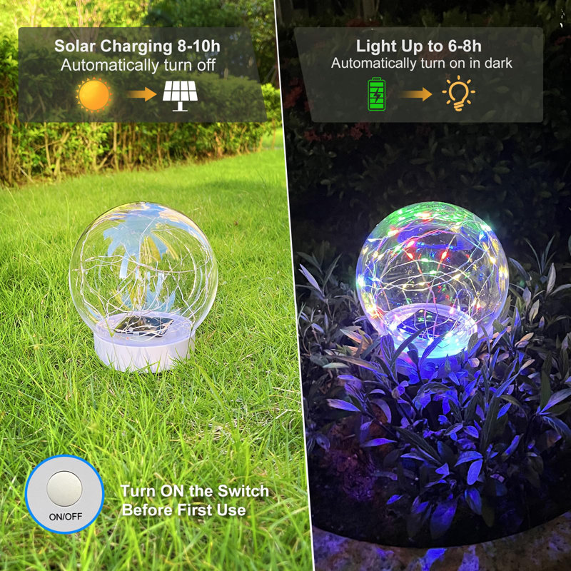 Solar Floating Pool Balls, 7 Inch LED Coloured Lights, Waterproof Solar Powered Multicolor Lights For Pool Pond Garden Party Decor