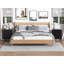 Table de chevet noire (ensemble de 2)