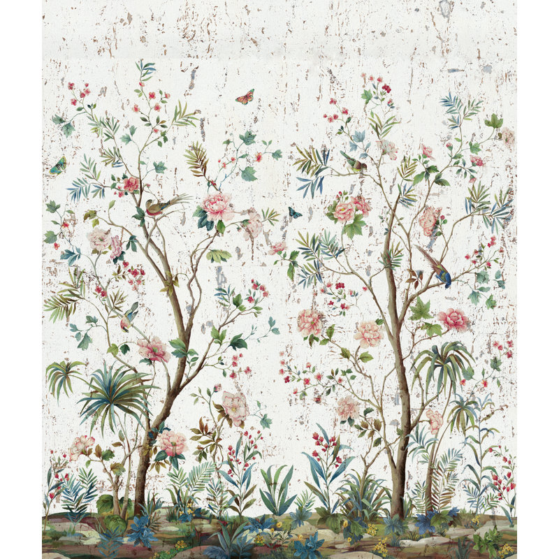 Grass Cloth Wall Mural
