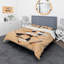 Coloured Geometric Abstract Compositions V - Ensemble de housse de couette moderne - Microfibre de polyester-66392147