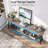 70.9” Modern Industrial Sofa Table-194020609-194020610
