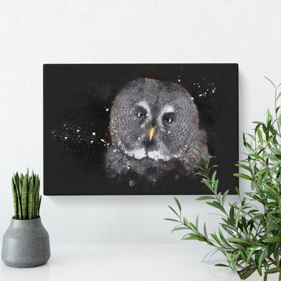 Great Grey Owl Vol.2 - Wrapped Canvas