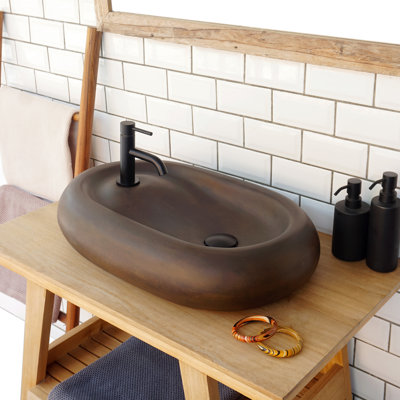 Barclay Maia 23.5'' Concrete Oval Bathroom Sink