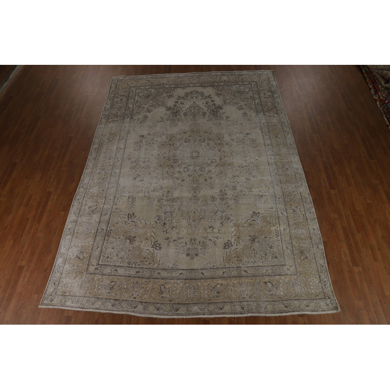 Vintage Wool Traditional Area Rug 10x13