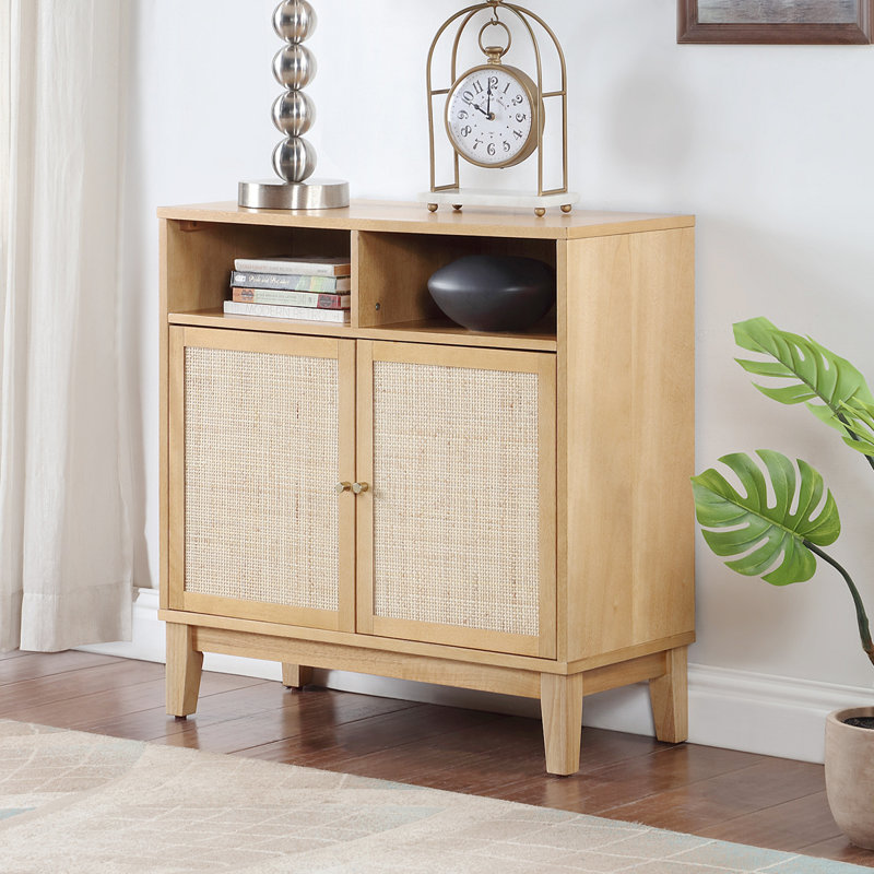 Armoire en rotin avec rangement