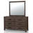 Mallin Kiralyn 6 Drawer Double Dresser with Mirror