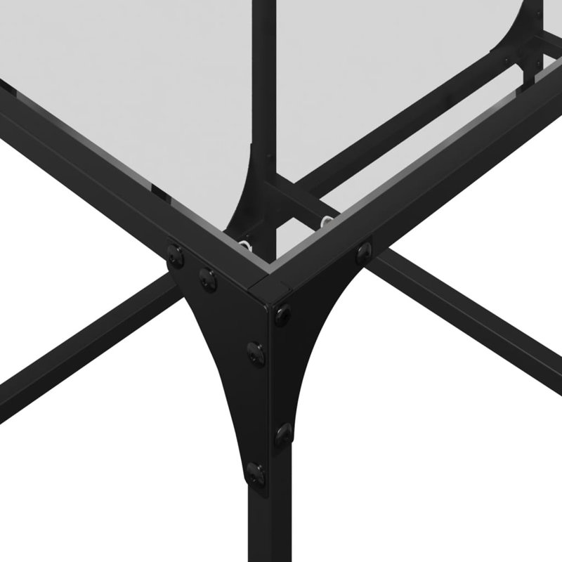 Alaitz Coffee Table, Transparent, 40cm H x 78.5cm L x 40cm W