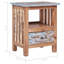 Bedside Cabinet 41x30x50 cm Solid Mahogany Wood