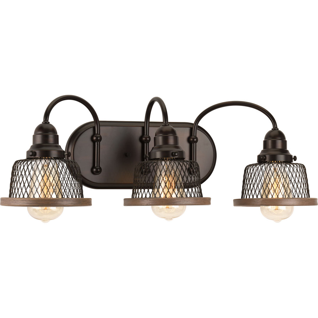 Kriner 3 - Light Dimmable Vanity Light Williston Forge 