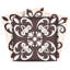 Carreaux amovibles en vinyle noir et gris 8 po x 8 po-781804782-781804772