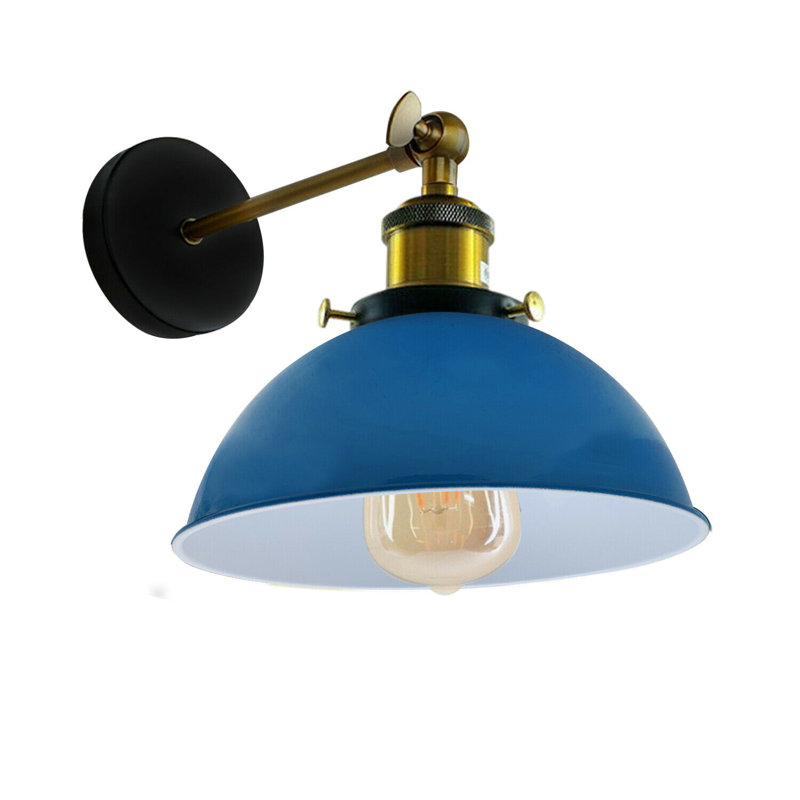 Winland Armed Sconce, Blue