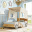 Lit voiture simple en bois Wood
