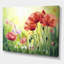 «Blossoming Poppies In The Morning I», peinture sur toile-60159920-60159921