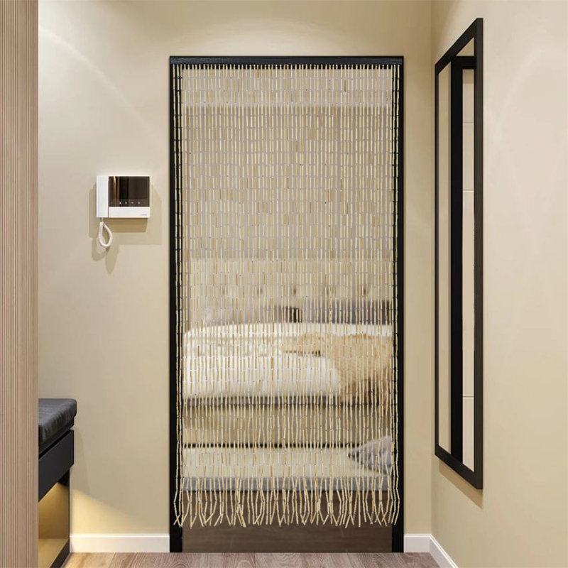 Emilee Bamboo Curtain Single Panel
