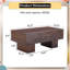 Table basse moderne 43,3 po - Design épuré et spacieux-370884857