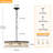 Craggie 6 - Light Crystal Dimmable Drum Chandelier-830025854