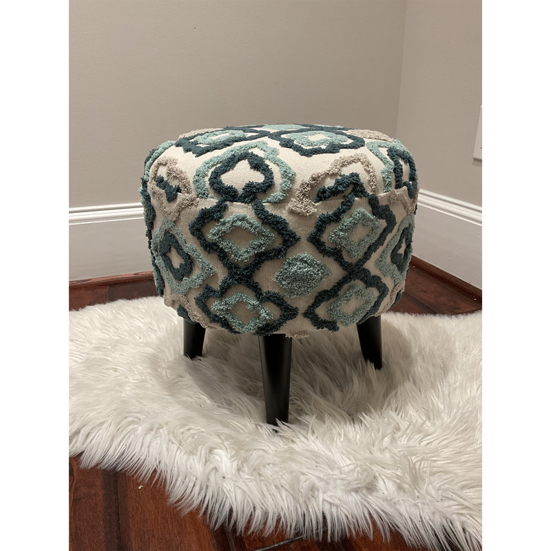 Ixchell Solid Wood Accent Stool