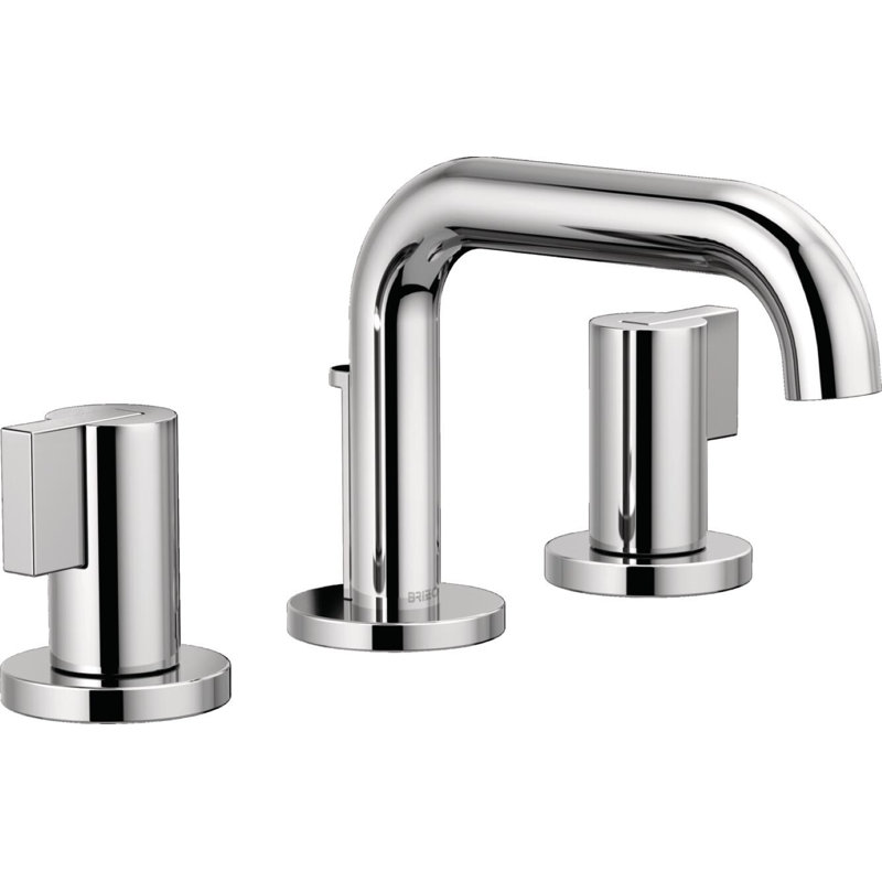Litze® Widespread Lavatory Faucet With Low Spout, Lever Handle, Polished Chrome, 1.2 GPM